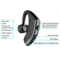 Auriculares inalámbricos V9 para negocios, audífonos con micrófono HD, cancelación de ruido, Bluetooth, para Conductor de coche, deportivos, con rotación de 270 ° - details 13