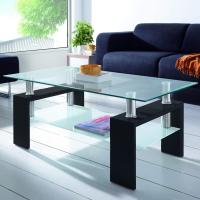 Mesa de Cristal Blanco Brillante Estilo Centro para Sala de Estar Medidas 110 cm x 60 cm x 45 cm - details 5