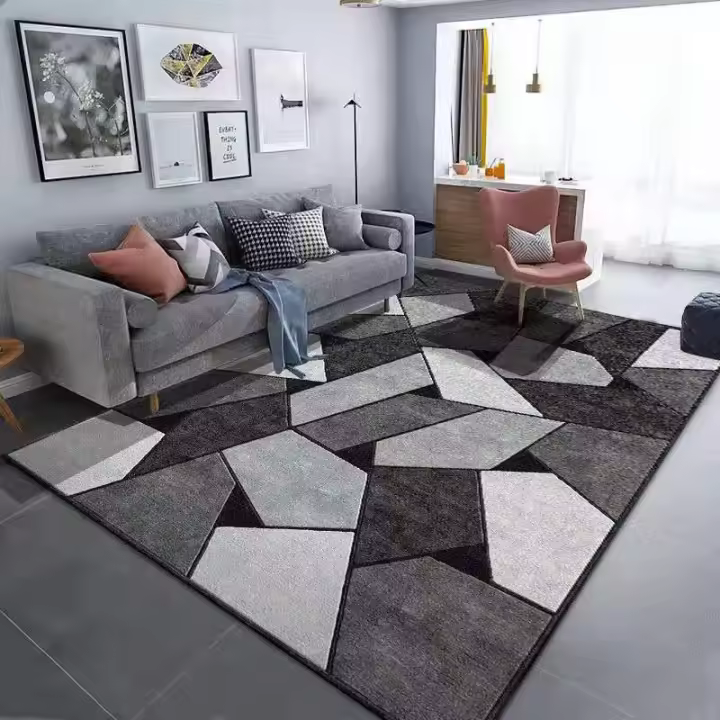 Carpets 150*200cm 3D Geometric bed Comfortable Lounge decoration Printed Carpet home living area - 1