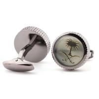 Gemelos de metal de cobre con incrustaciones de cristal de alta calidad para hombre, botones de camisa franceses de moda, accesorios de joyería para fiestas de negocios 1 - details 1