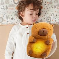 Capibara Juguete de Peluche Respirable para Bebé Companero Tranquilizador para Dormir con Luces Musicales Rítmicas Muñeca Relajante Regalos de Cumpleaños para Niños - details 5