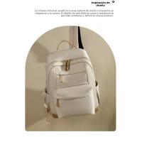 Mochila para mujer, Mochila escolar ligera para ir al trabajo, Mochila de tela Oxford, Mochila de gran capacidad, Bolsa de ordenador, Bolsa de viaje de ocio de moda - details 4