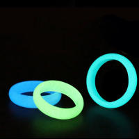 Anillo de piedra luminosa fluorescente que brilla en la oscuridad, regalos geniales para fiesta de Halloween - details 4