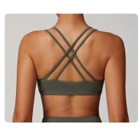 Sujetador deportivo con cordones para mujer de alto soporte, sujetador deportivo para Yoga y Fitness - details 4