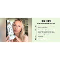 COLOR WOW Dream tail Tratamiento sin enjuague con infusión de col rizada – para cabello frágil y dañado Reduce la rotura del cabello en un solo uso en un 50% | - details 0