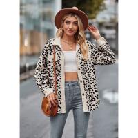 Chaqueta de mujer 2025Chaqueta de PANA con estampado de leopardo, camisa de manga larga, abrigo Casual ligero - details 3