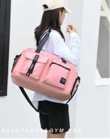 Bolso grande para Fitness, bolso deportivo para mujer, zapatos secos y húmedos, bolsillo, bandolera de un solo hombro, natación, Yoga, gimnasio, mochila de viaje - details 9