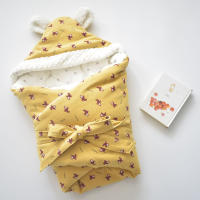 Manta para dormir para bebé recién nacido, envoltura de capullo de sobre suave, 100% algodón, ropa engrosada para recién nacidos de 0 a 12 meses - details 0