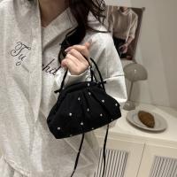 Bolso de hombro de poliéster dulce, bolsa de maquillaje de flores con cordón, bolsa de almacenamiento para cuidado de la piel de estilo coreano, bolso cruzado para chica - details 7
