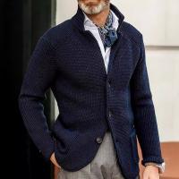 Suéteres de punto para hombre, cárdigan, abrigos, Otoño e Invierno - details 5
