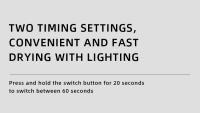 Secador UV LED Portátil Luz UV para Esmalte de Uñas Gel Rotación de 360° Soporte Magnético - details 16