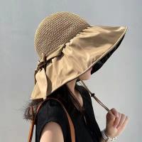 Gorra de Sol de Punto con Lazo de Metal Protección UV Transpirable para Hombres y Mujeres - details 1