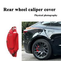 Cubiertas de pinzas de freno para Tesla Model 3 Highland 2024 2025 2026 Accesorios con el juego de calcomanías de 4 (no cabe el modelo 3 2017-2023) - details 2