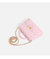 Bolso cuadrado pequeño de cadena de diamantes premium, bolso de mujer, nueva moda, bolso de mensajero de hombro versátil. - details 23