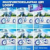 Bicicleta de Equilibrio, Triciclo para niños de 1 año a 5 Años, Capacidad de Carga hasta 25kg, Incl. Manillar/Barra de Seguridad/Cinturón de Seguridad/Timbre/Espejo. - details 1