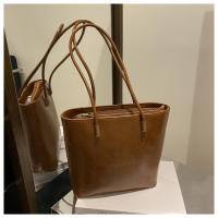 Bolso de gran capacidad para mujer, estilo casual retro, bolso de mano y bandolera para llevar bajo el brazo. - details 19