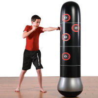 Inflatable Punching Bags Stand Sandbag Fitness Freestanding Boxing Target Bag Children and Adults Pressure Relief Body Building - details 2