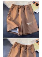 Pantalones Cortos de Deportes de Verano Minimalistas Moda de Playa y Calle para Hombres con Letras Bordadas - details 12