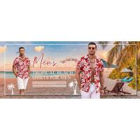Camisas Casuales para Hombres a Rayas Hawaiian Camiseta de Oficina Oversize, Manga Corta, Estilo casual, Talla 5XL - details 2