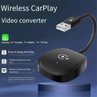 Adaptador de CarPlay inalámbrico para IPhone, adaptador de coche para reproductor multimedia de navegación, conversión con cable a Caja inalámbrica Carplay - details 1