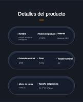 Pistola de Masajes Portátil con 4 Cabezales para Relajación y Recuperación - details 17