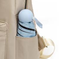 Mochila Mujer Nylon Beige, Gran Capacidad, Ligera, Escuela, Trabajo - details 14