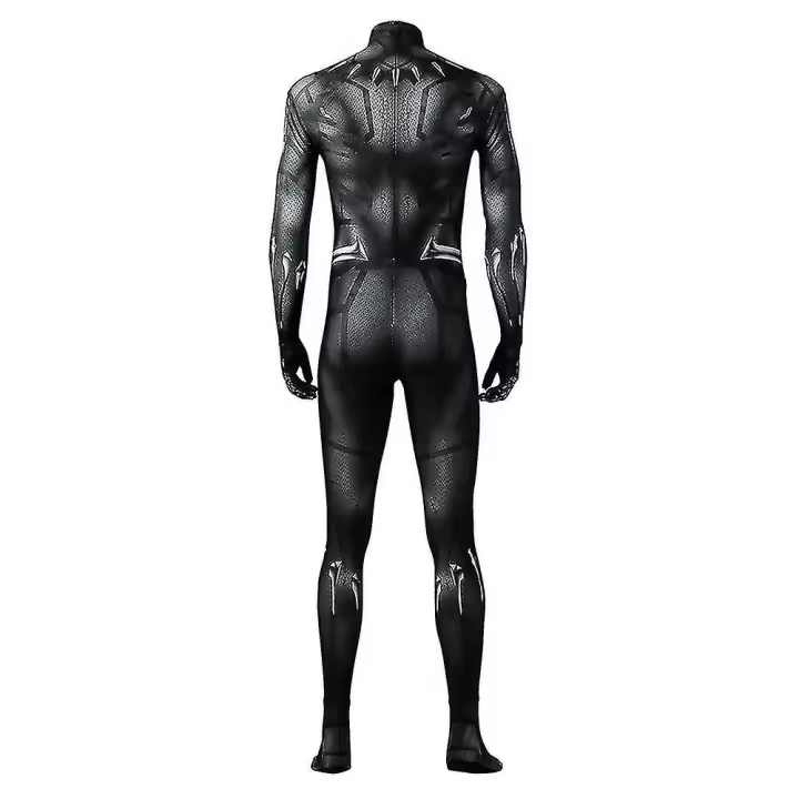 Mono de Pantera Negra Wakanda para adulto y niño, disfraz de Halloween, disfraz de fiesta de Carnaval BSSM - 1
