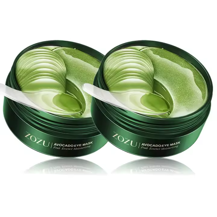 Máscara de Ojos de Colágeno Dorado de Ávocate 120pcs Anti-Ojeras, Anti-Arrugas, Hidratante - 1