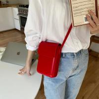 Bolso cruzado magnético de moda para mujeres Diseño vertical elegante Mini bolso de hombro de cuero PU Diseño minimalista para el teléfono - details 30