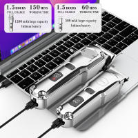Hatteker-cortadora de pelo profesional inalámbrica para hombre, máquina eléctrica de Metal para cortar Cabello, 18 piezas - details 2