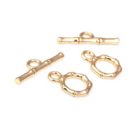 Pulsera de Tirantes Geométricos de Latón Dorado 18K Clasps para Hacer Joyería DIY - details 70