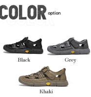 Sandalias de verano para hombre, sandalias romanas de cuero de ocio, zapatos de playa transpirables, zapatos cómodos para hombre, chanclas para exteriores, zapatillas deslizantes - details 4