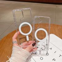 Funda magnética de acrílico transparente para Magsafe Samsung Protección de alta gama para S25 S24 S23 S22 S21 Fe Plus Ultra A16 A35 A56 A15 A35 A55 5g - details 4