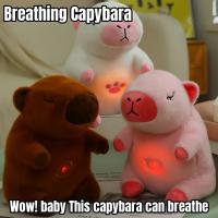 Peluche de Capibara de Respiración para Bebé Juguete de Peluche para Niños Muñeco para Roncar - details 1