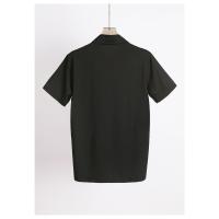 Verano polo de los hombres de deportes casuales de hielo fresco tejido de manga corta transpirable adecuado para la aptitud polo elástico - details 10
