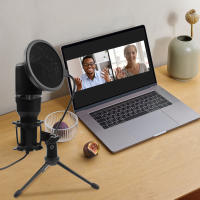 Micrófono profesional USB de 3,5mm para teléfono móvil, PC, portátil, estudio con cable, para hablar, Audio Vocal - details 0