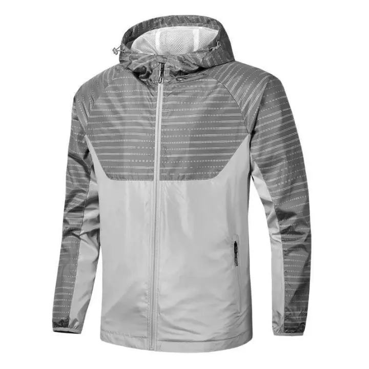 Cortavientos deportivo para hombre, chaqueta informal de manga larga, transpirable, para exteriores, correr, novedad de primavera y otoño - 1