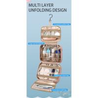 Bolsa de lavado de viaje con Gancho Bolsa de cosméticos portátil Bolsa de viaje impermeable para mujer - details 5