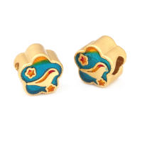 Pulseras de Brass Dorado Mate 4PCS Grande Agujero Abalorios para Hacer Joyas DIY - details 105