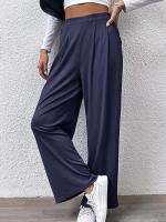 Pantalones de pierna ancha de cintura alta para mujer Ropa casual de primavera otoño - details 9