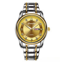 Hombre doble calendario reloj de cuarzo impermeable luminoso negocio - details 5