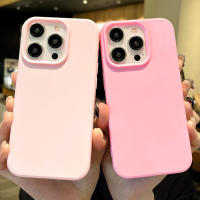 Funda de teléfono suave de colores caramelo a la moda para IPhone 16, 12, 14, 13, 15 Pro Max, 14Plus, parachoques de cámara, protección contra golpes, funda mate - details 2