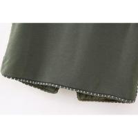 BUNO-Chaleco bordado de cuerda vintage para mujer, chaleco informal. - details 14