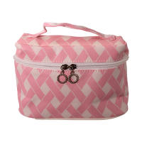 Neceser Maquillaje Bolsa de Cosméticos Portátil, Organizador de Makeup a Cuadros, Varios Tamaños Bolsa Aseo, Bolsa de Lavado Mujer Multifuncional, Bolsita Cosmético de Viaje con Asa y Cremallera - details 2