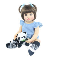 BZDOLL-Muñeca Reborn realista para niñas, juguete de 55 CM y 22 pulgadas, cuerpo de silicona suave completo, encantador, regalo de Navidad - details 20