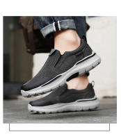 Primavera y verano nuevos mocasines de un pedal de gran tamaño zapatos casuales de manga transpirable de lona zapatos de conducción sueltos perezosos - details 3