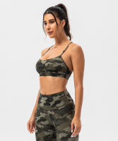 SHINBENE Sujetador Deportivo de Yoga para Mujeres con Estampado Camuflaje Diseño de Espagueti y Tirantes Delgados Fitness Gimnasio XS-XL - details 26
