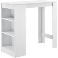 Elegante Mesa de Bar de Bistro 110 x 50 x 103cm Barra de Cocina Alta con 3 Estantes - details 31