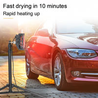 Lámpara de curado de pintura infrarroja DATOU BOSS, lámpara de pintura de calefacción de onda corta de 2000W con soporte elevable, luz de secado para carrocería de coche - details 9