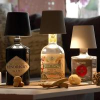 Lámpara de mesa inalámbrica con botella, Control táctil de 3 colores y lámpara nocturna con atenuación continua, adecuada para Bar, botellas de vino, luces de escritorio - details 4